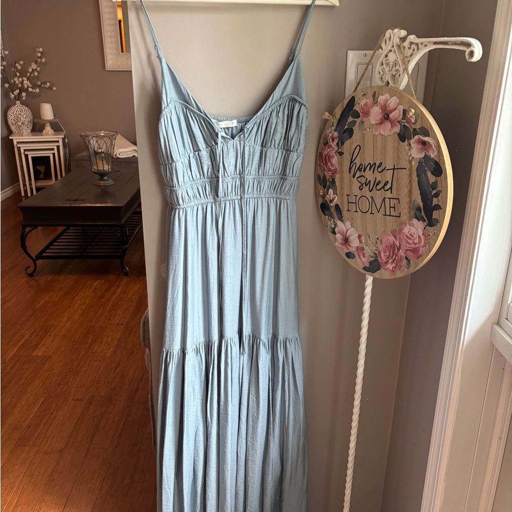 Altar’d State blue Maxi Dress